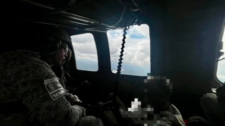 Helicóptero "Ángel" rescató a dos personas heridas en una zona rural de difícil acceso del Chocó