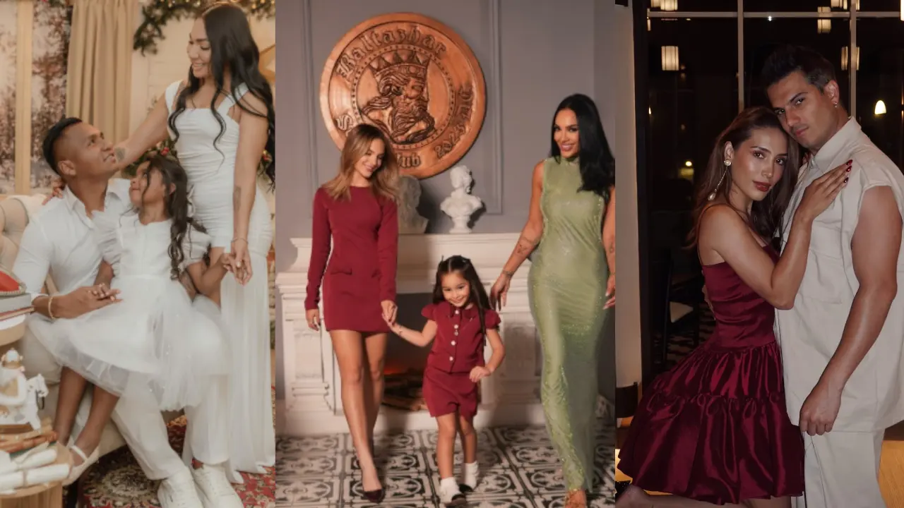 Navidad en familia: así la vivieron los famosos colombianos