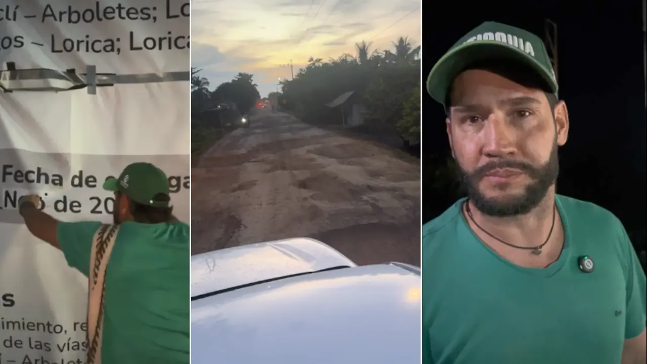 “Vinieron más fácil a tapar la valla que hacer la vía”: diputado Camilo Calle señala incumplimientos de Petro en la vía del norte de Urabá