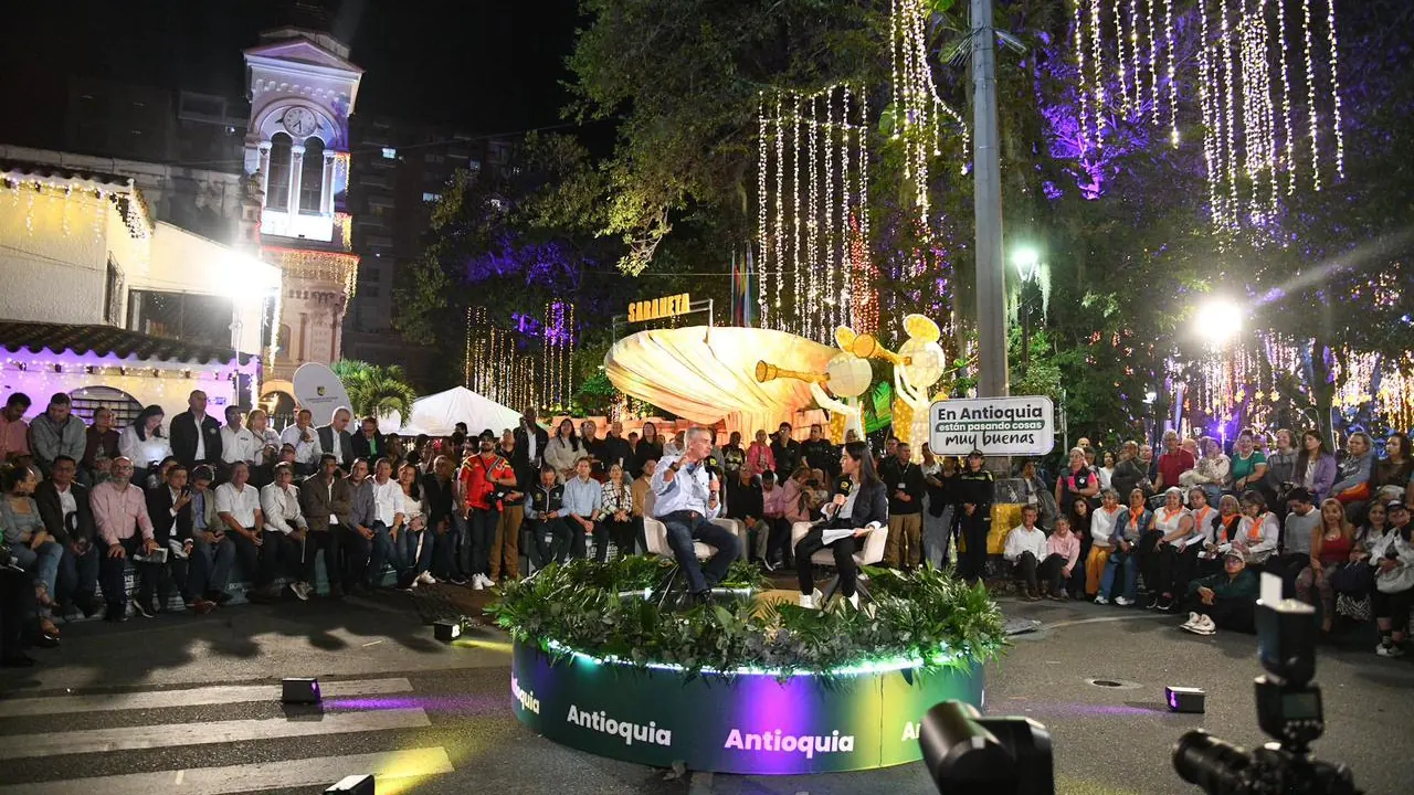 Gobernador Andrés Julián presentó los avances de su gestión y destacó inversiones en seguridad, salud, infraestructura y programas sociales en Antioquia