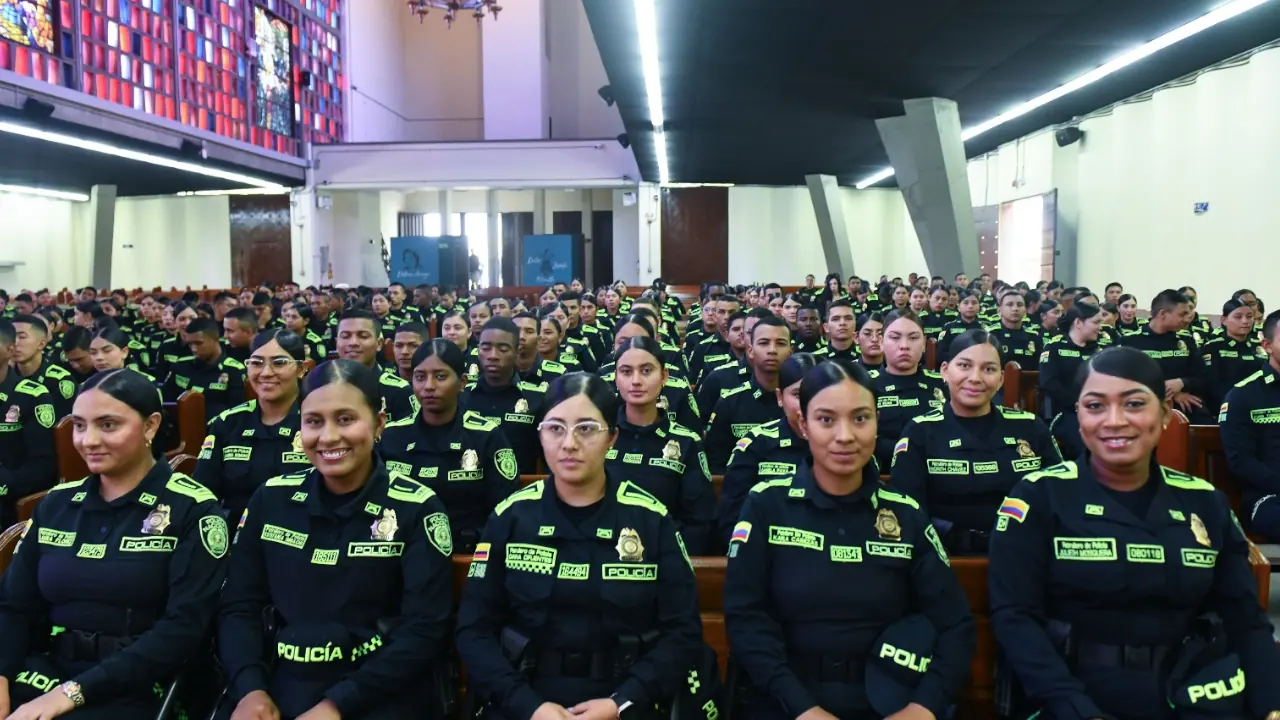 Llegan 608 nuevos patrulleros para reforzar la seguridad en el Valle de Aburrá