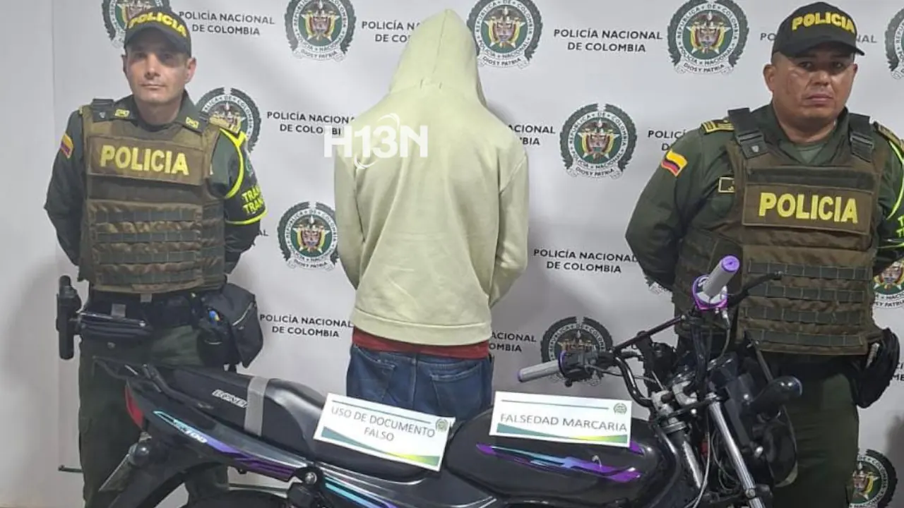 Moto robada en Medellín fue recuperada por la Policía en Chigorodó gracias a rastreo GPS
