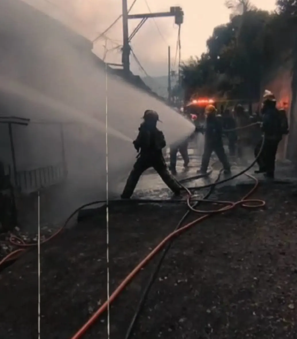 El rastro de destrucción que dejó el incendio en La Estrella