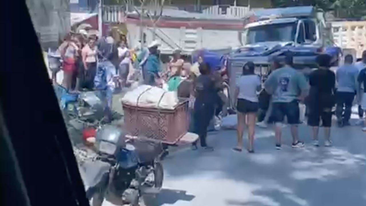 Accidente de volqueta