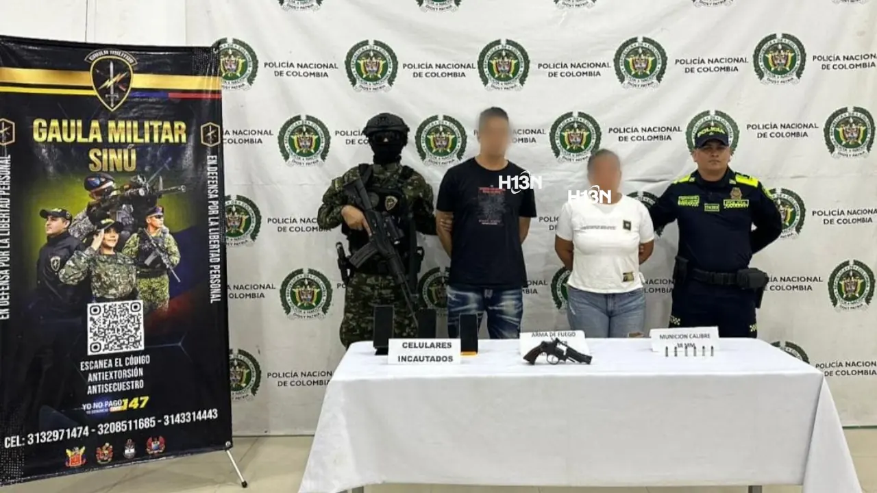 Viajaron desde Medellín a Montería para robar y terminaron capturados antes del golpe