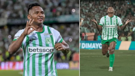 Alfredo Morelos seguirá vistiendo la camiseta de Atlético Nacional por tres años