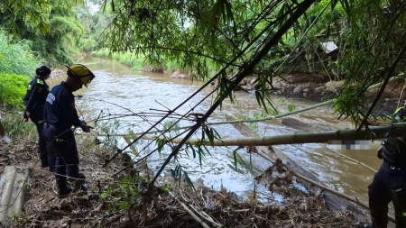 Bomberos de Rionegro rescatan cuerpo sin vida en río del municipio