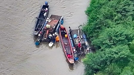 Ejército destruyó maquinaria usada para minería ilegal en Fredonia y Buriticá