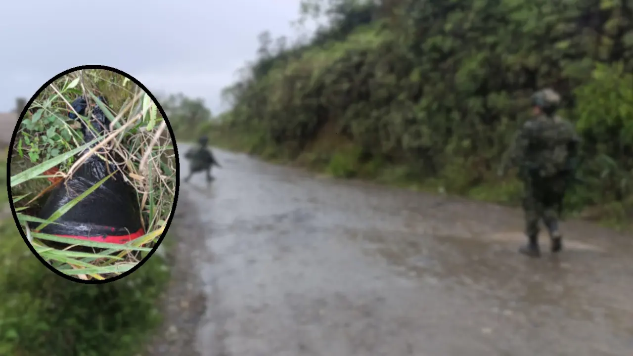 Ejército destruyó seis explosivos sobre vías que conectan Anorí con Medellín