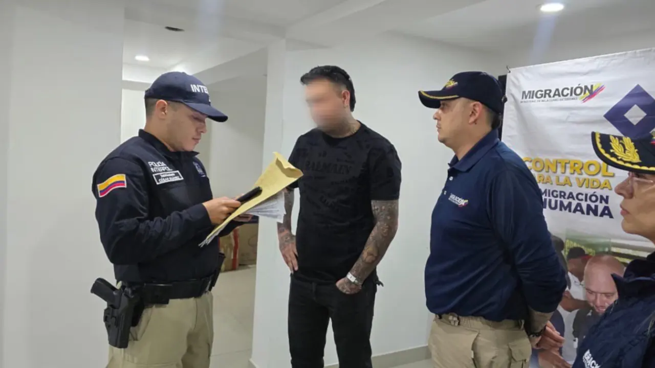 Interpol capturó en Antioquia a hombre buscado por homicidio de madre e hija en México