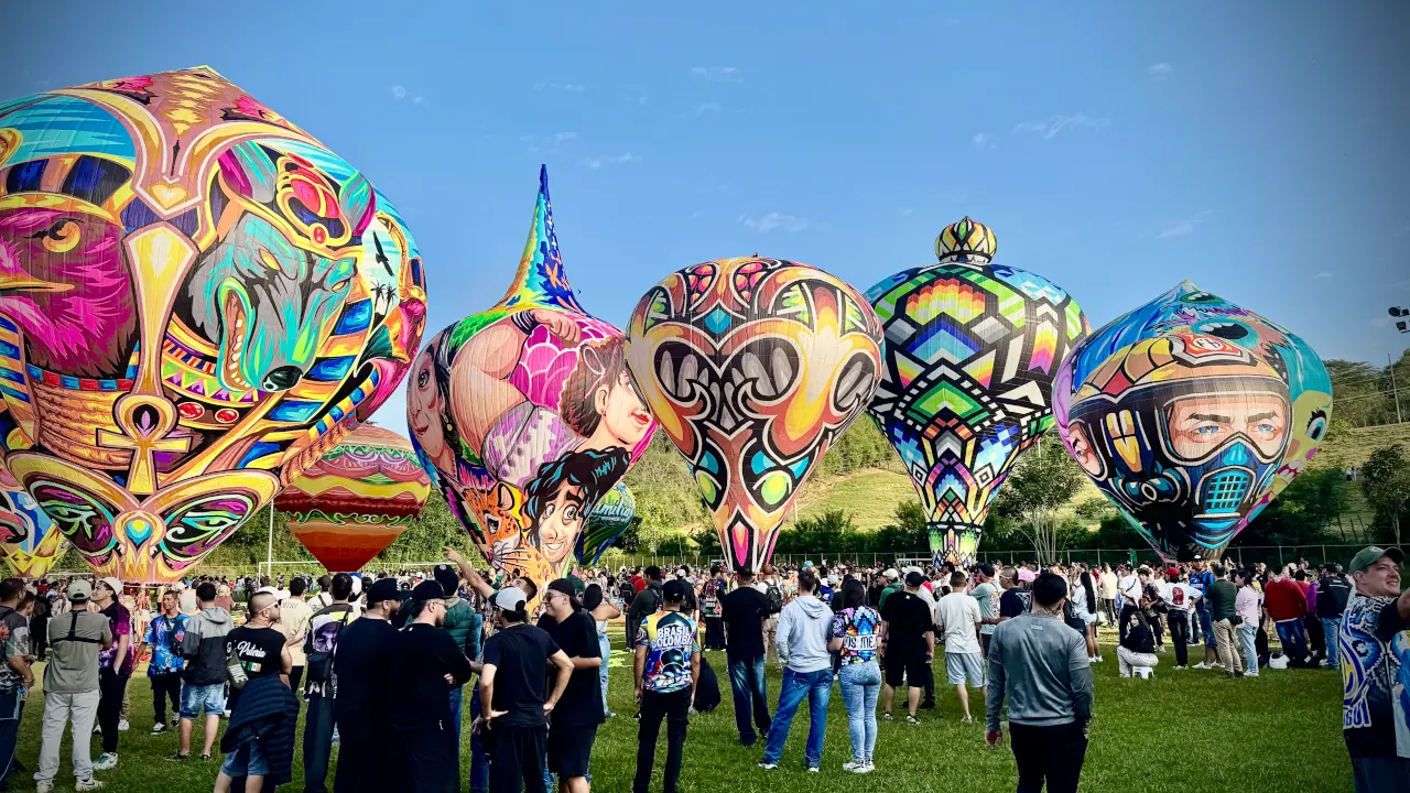 Realizan en La Pintada un festival internacional de globos