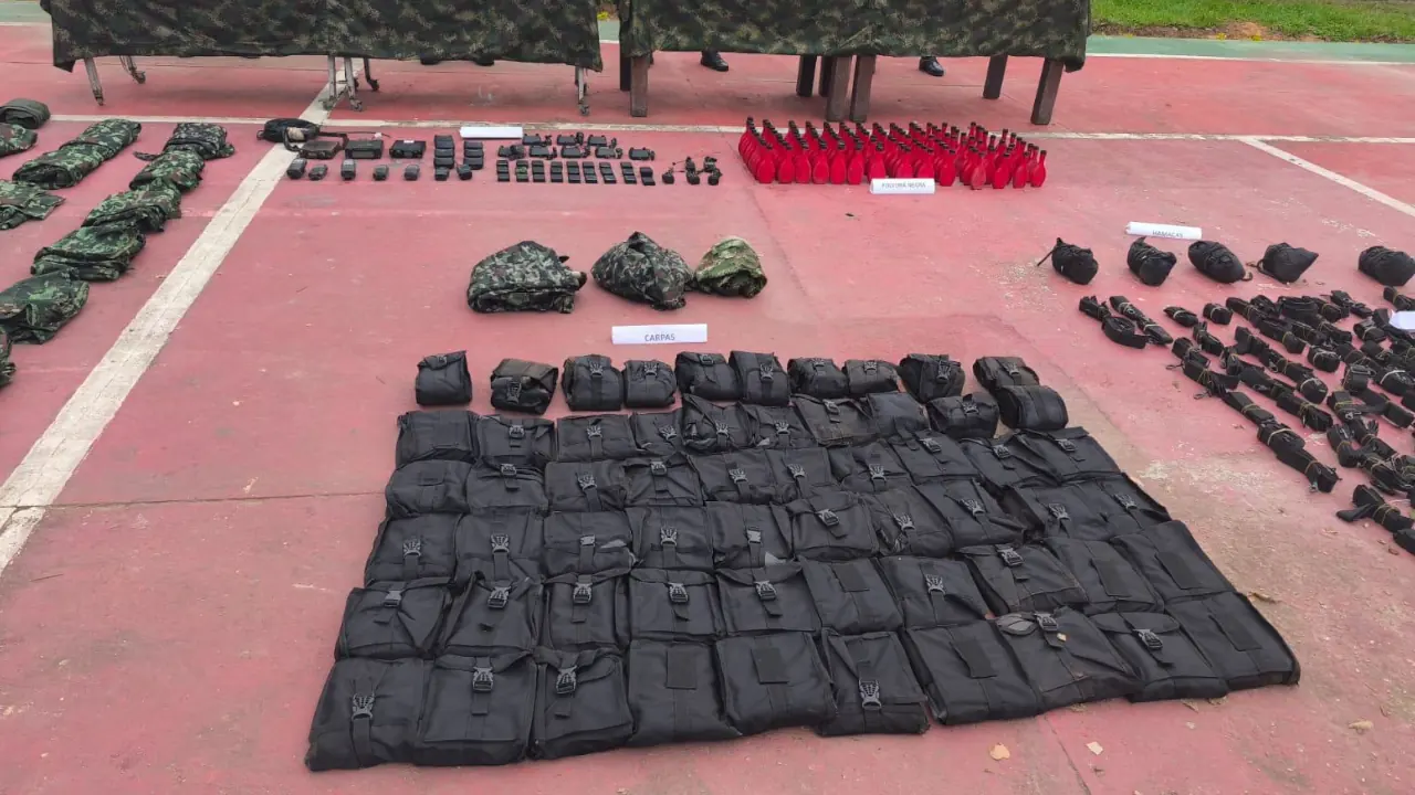 Ejército Nacional destruye campamento que sería del Clan del Golfo en Antioquia