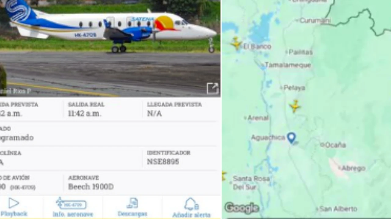 Incertidumbre: Avioneta de Satena con 19 pasajeros desaparece en ruta entre Cúcuta y Ocaña AvionetaDesaparecida