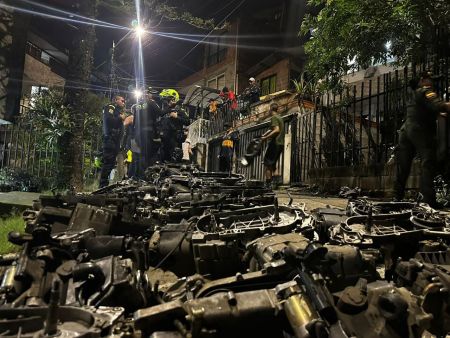 Las desarmaban por completo: desmantelan taller de motos robadas que las desaparecía en tiempo récord
