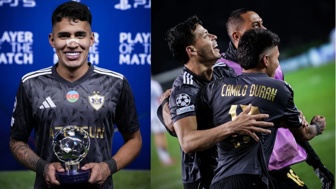 El canterano del DIM, Camilo Durán figura en la Champions, doblete de lujo en el Qarabağ que venció al Eintracht Frankfurt Sello Colombiano en la UEFA Champions League. Durán y Suárez brillan en Europa