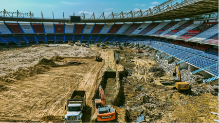 El Estadio Metropolitano, principal escenario de la Selección Colombia, avanza en su proceso de modernización de cara a eventos internacionales