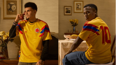 Adidas relanza la camiseta retro de la Selección Colombia inspirada en el Mundial de Italia del 90