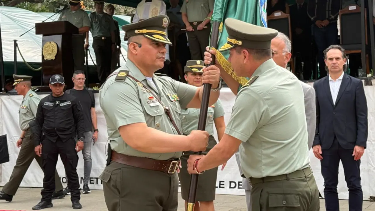 El coronel Luis Fernando Muñoz Guzmán es el nuevo comandante de Policía Antioquia