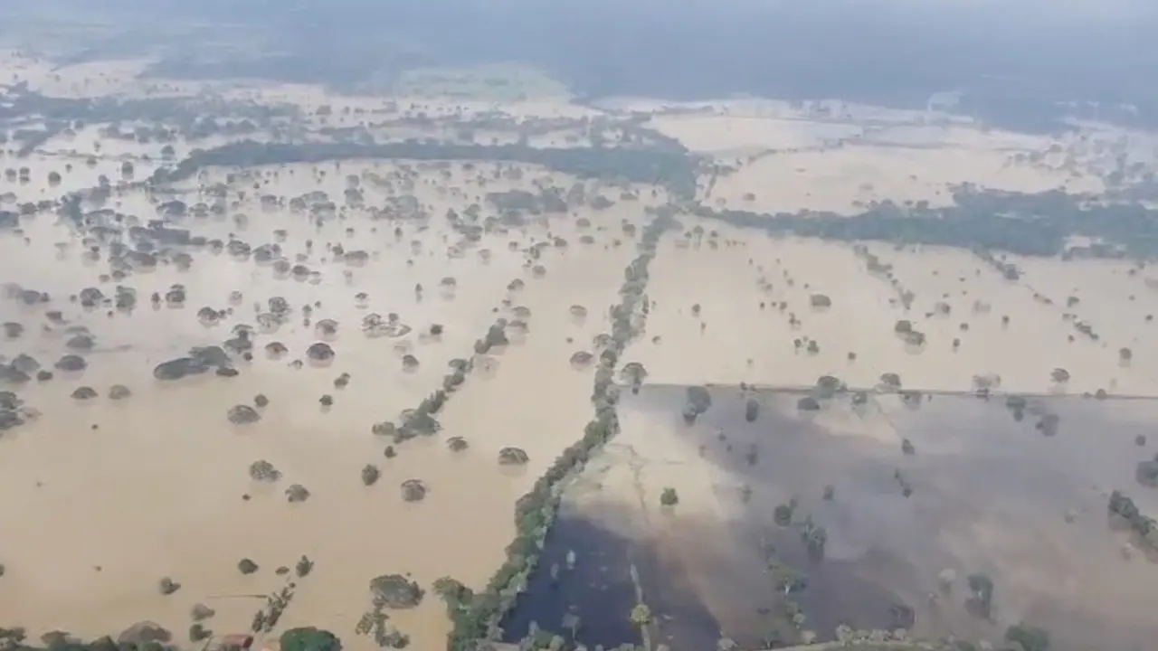 Imágenes aéreas muestran magnitud de las inundaciones en Córdoba 5 Imágenes aéreas muestran magnitud de las inundaciones en Córdoba