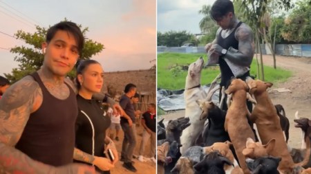 Yeferson y Cintia Cossio viajaron a Córdoba con toneladas de ayudas para familias y mascotas damnificadas