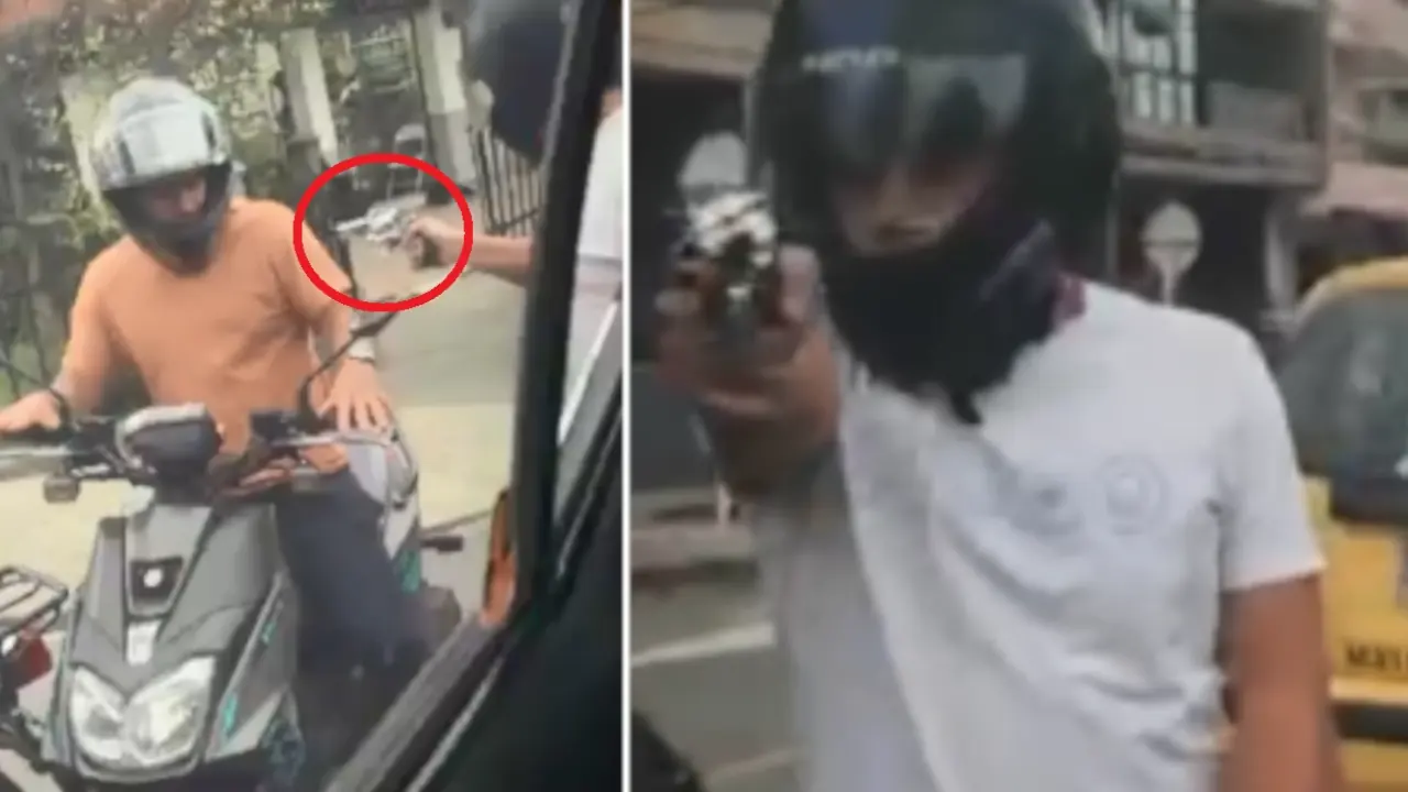 Alcalde confirma la captura de los presuntos ladrones que encañonaron a un motociclista en Medellín Alcalde confirma la captura de los presuntos ladrones que encañonaron a un motociclista en Medellín