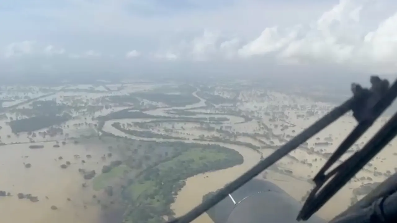 Imágenes aéreas muestran magnitud de las inundaciones en Córdoba 4 Imágenes aéreas muestran magnitud de las inundaciones en Córdoba