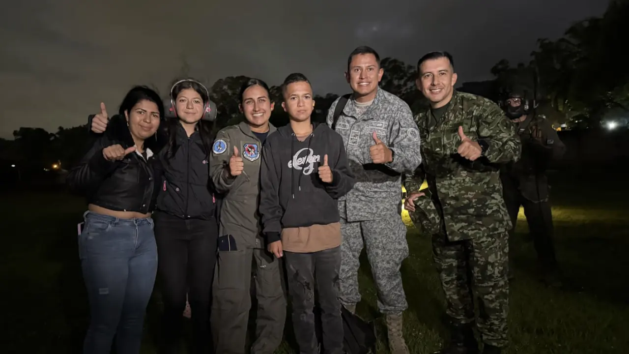Niño de Ituango llega a Medellín en helicóptero y cumplió su sueño en el Atanasio Girardot