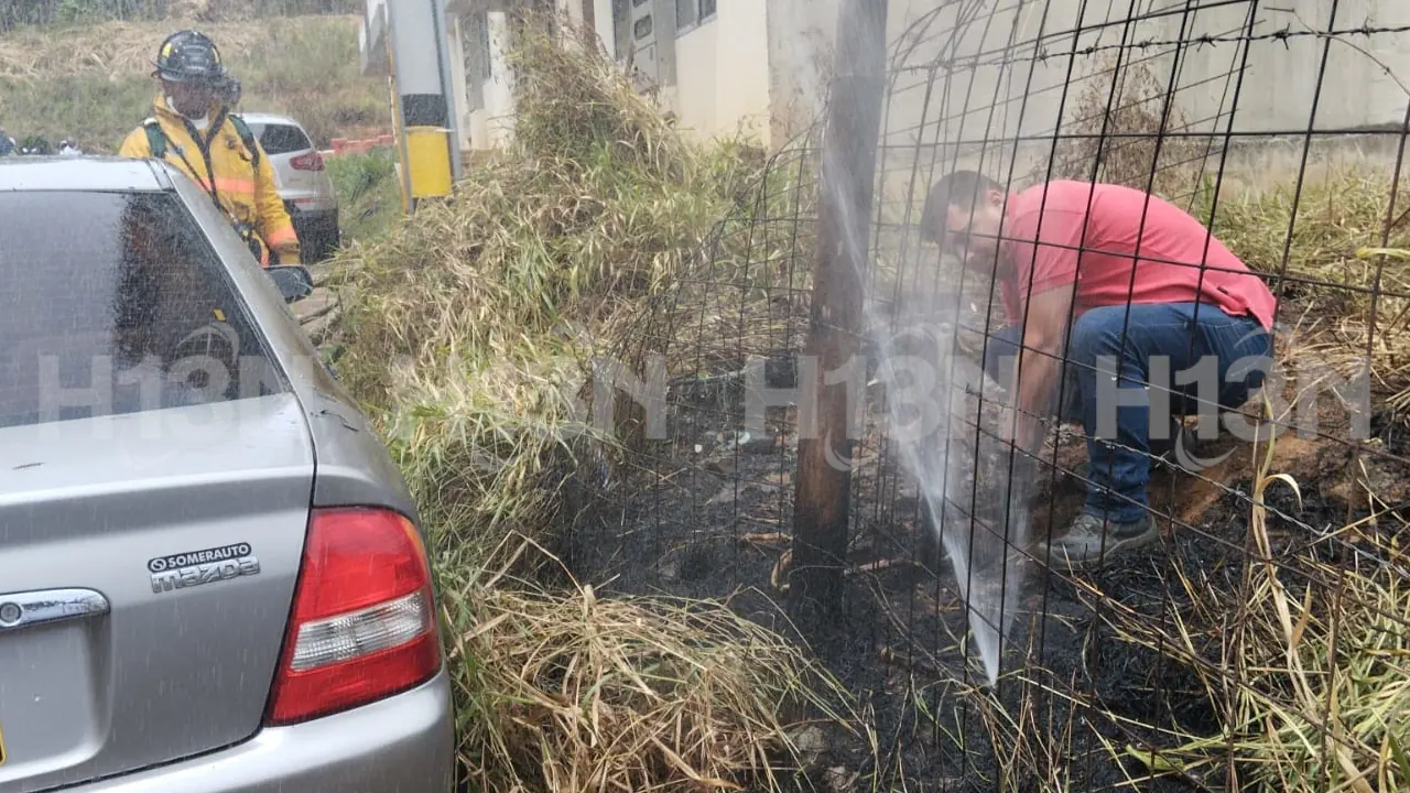 Bomberos controlan fuga de gas causada por accidente en un lote de Andes Bomberos controlan fuga de gas causada por accidente en un lote de Andes