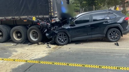 Accidente en Guarne deja una persona fallecida y largas filas en autopista Medellín - Bogotá