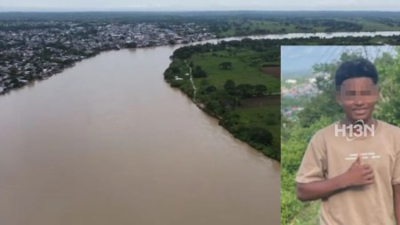 Bomberos de Caucasia buscan a menor desaparecido en el río Cauca