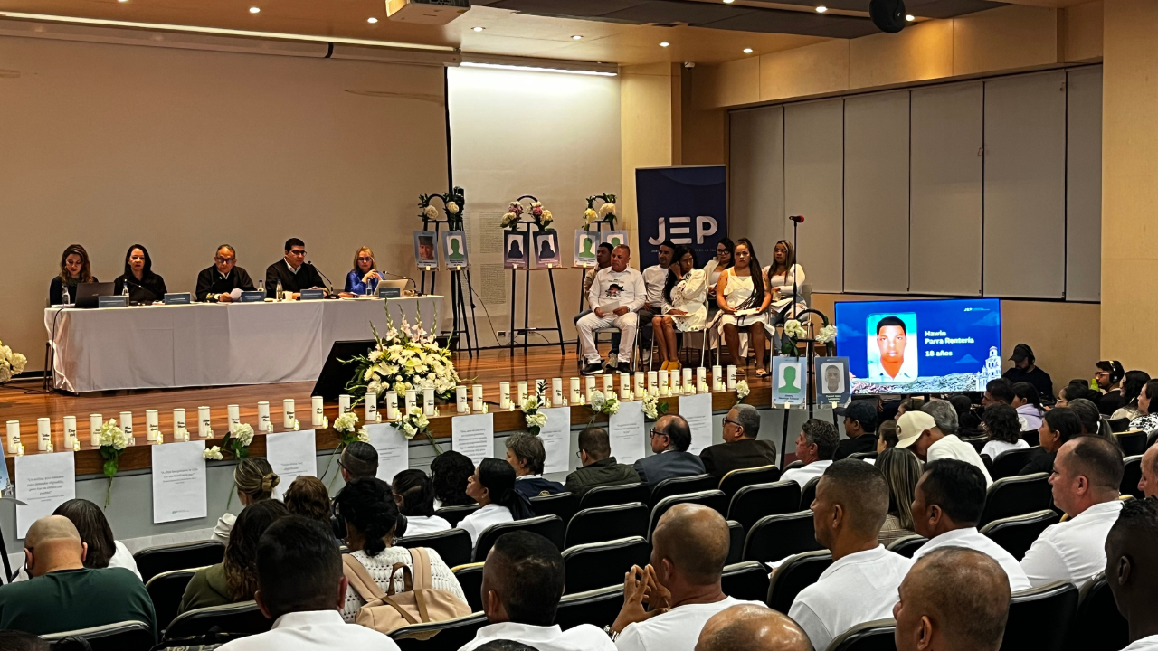 El dolor se vuelve dignidad: la JEP escucho a las víctimas de falsos positivos en Medellín
