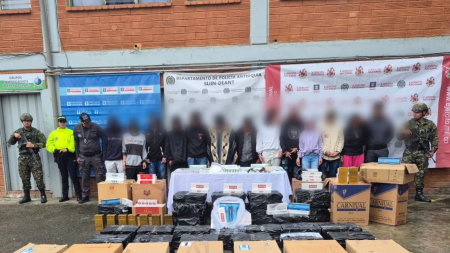 Eran de la banda delincuencial "El Mesa" los 12 capturados en Rionegro