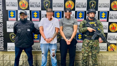 Enviaron a la cárcel a dos cabecillas que estaban cobrando extorsiones en Antioquia