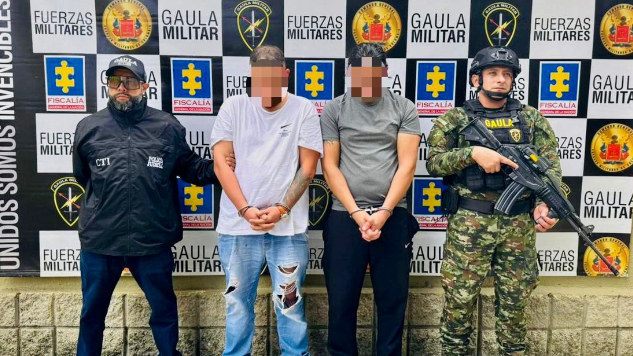 Enviaron a la cárcel a dos cabecillas que estaban cobrando extorsiones en Antioquia