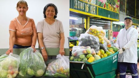 Alimentos recuperados en plazas de mercado llenan de esperanza a más de 5.000 hogares de Medellín