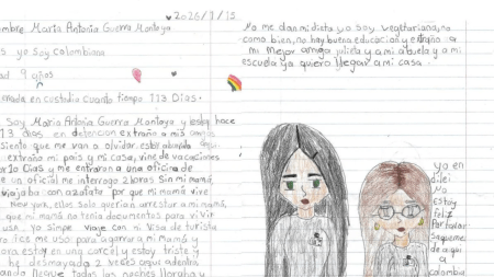 María Antonia Guerra habló sobre su retención durante 128 días en un centro de detención familiar en Estados Unidos