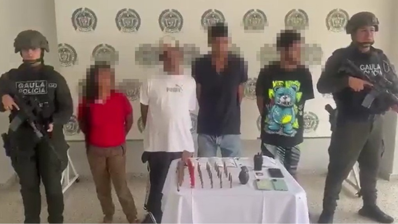 111 capturados por extorsión