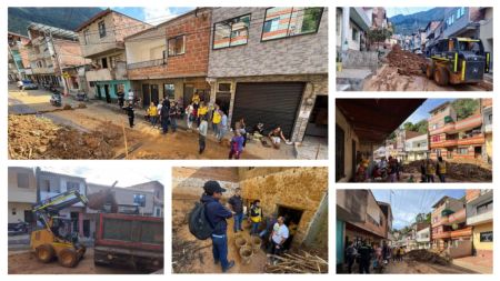 Emergencia en Medellín: deslizamiento golpea a decenas de familias en el barrio Las Estancias