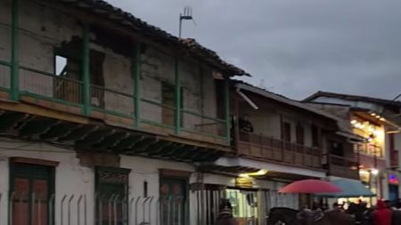 Se cae parte del techo de la Alcaldía en Urrao