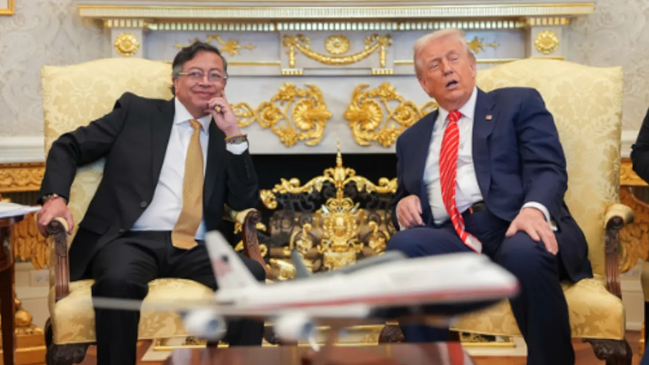 Petro fue recibido en la Casa Blanca sin honores oficiales