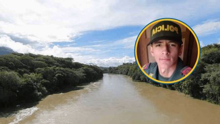 Dos días sin señales: ¿Qué se sabe del auxiliar de policía desaparecido en el río Cauca?