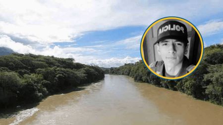 Confirmado: cuerpo hallado en el río Cauca es del auxiliar de policía desaparecido