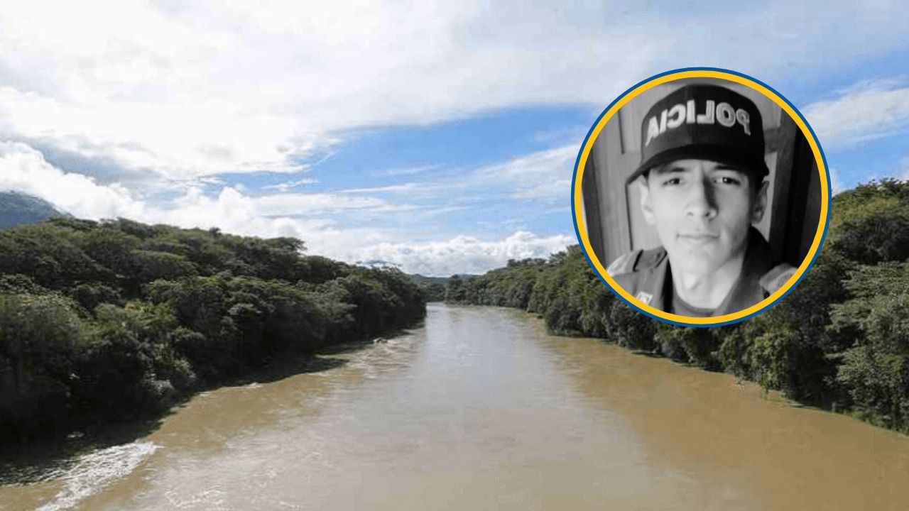 Confirmado: cuerpo hallado en el río Cauca es del auxiliar de policía desaparecido