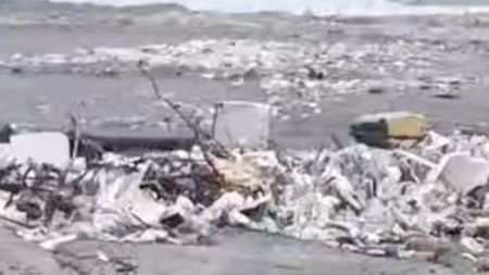 VIDEO: El mar devolvió toda la basura que tiraron en una playa de Santa Marta basura en santa marta