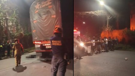 Grave siniestro vial en la vía La Estrella Caldas cobra la vida de dos hombres