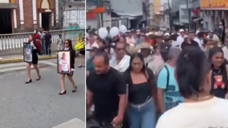 Segovia despidió a la mujer y sus hijos que fallecieron en ataque con dron explosivo