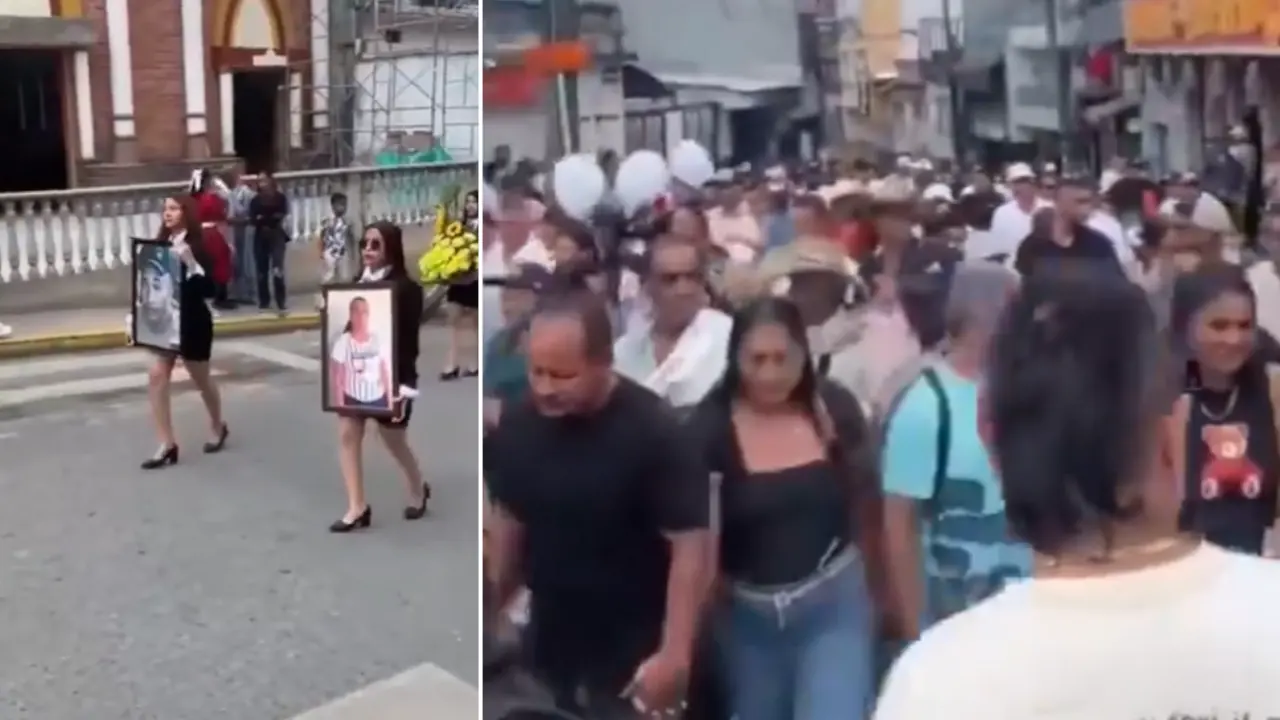 Segovia despidió a la mujer y sus hijos que fallecieron en ataque con dron explosivo