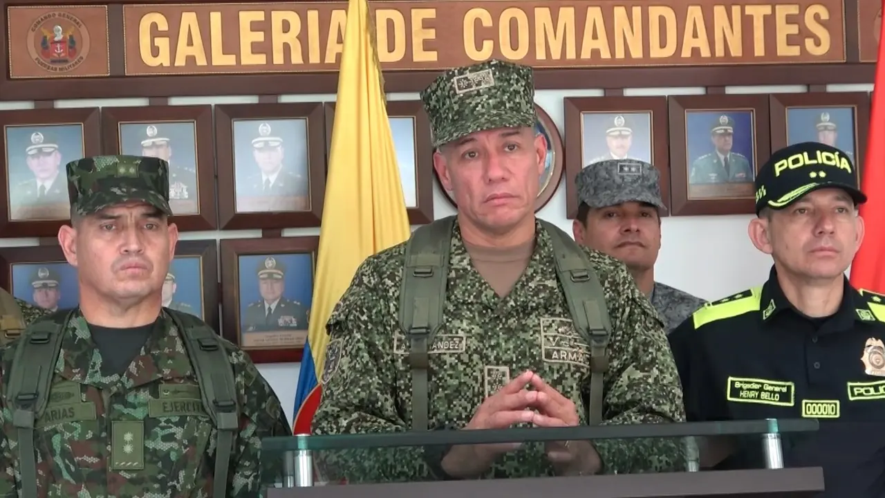 Subjefe de Estado Mayor de las Fuerzas Militares supervisa despliegue de seguridad para las elecciones en Medellín