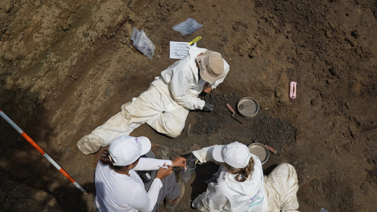 Desaparecidos recuperados por erosión