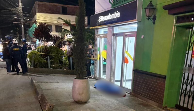 Violencia en Rionegro: asesinan a hombre a pocos metros de un cajero automático